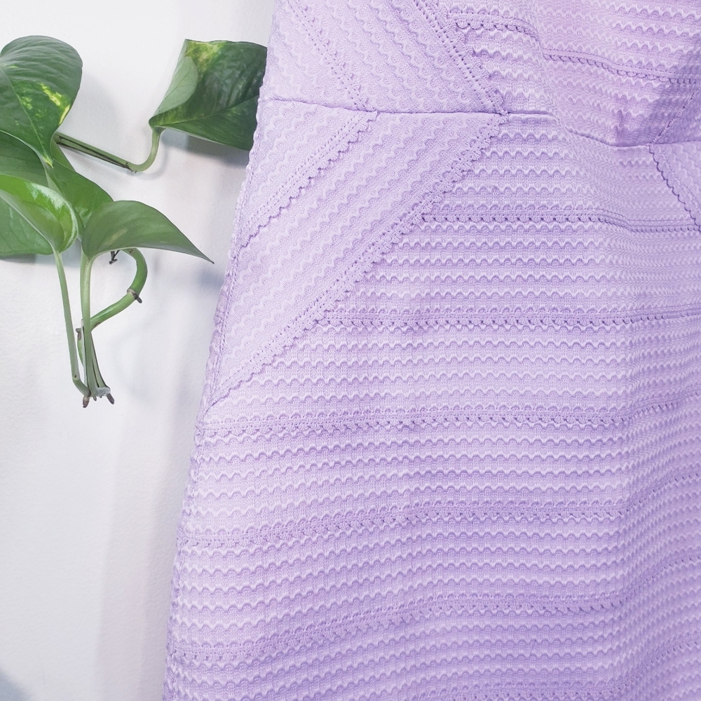 HONEY PUNCH Lavender Tube Bodycon Bandage Dress L - Picture 4 of 12